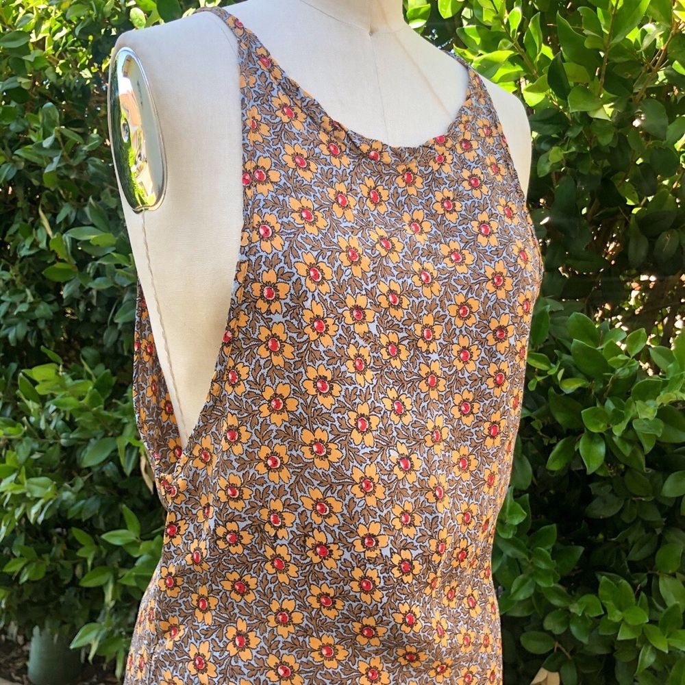 Floral halter top